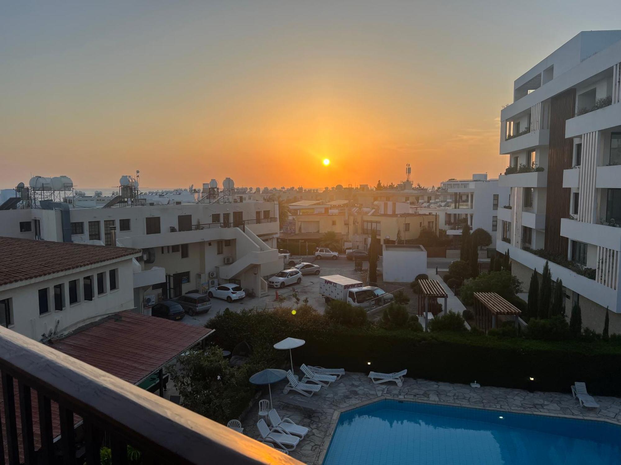 1St Class Location With Sea&Pool View Daire Pafos Dış mekan fotoğraf